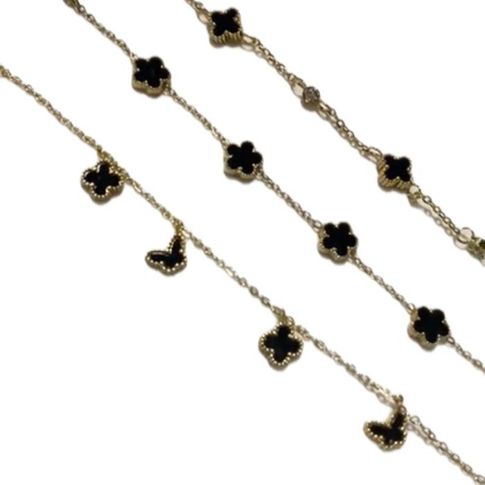 gelang rantai titanium hitam