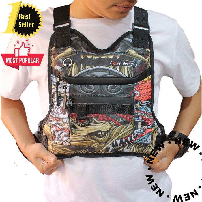 TAS DADA PRIA / KANTONG DADA PRIA TACTICAL / TAS DADA TACTICAL / TAS DADA / KANTONG DADA / CHEST BAG