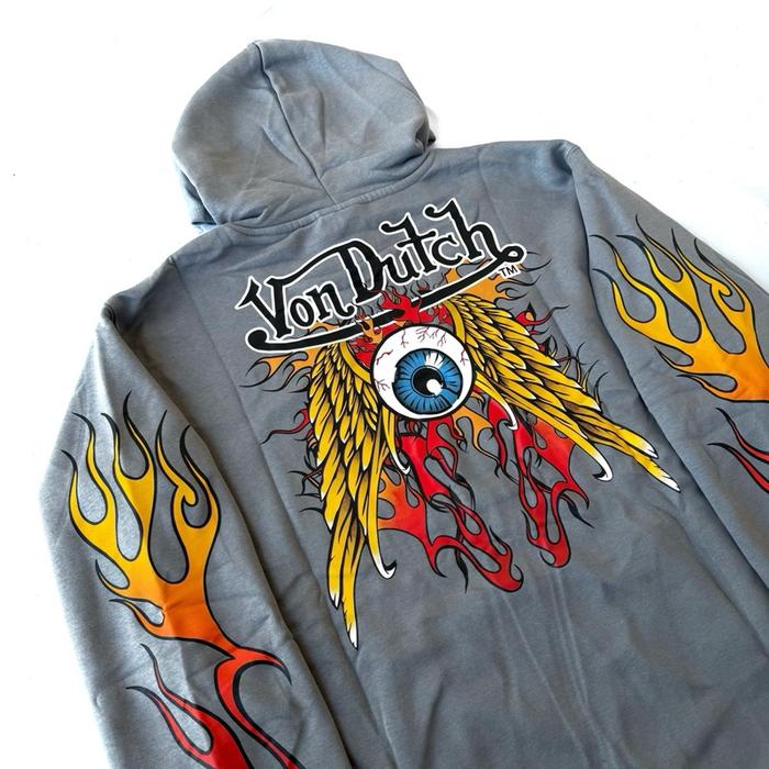 Von Dutch Logo hoodie original nt deus mooneyes ratfink royal enfield harley davidson vans new balan