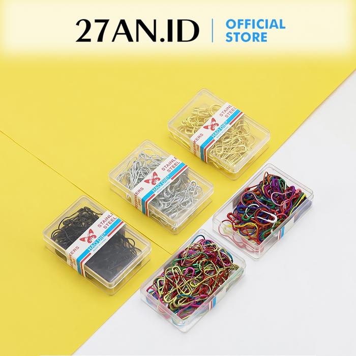 (27AN.ID) Peniti Labu Bohlam H768 Jilbab Hijab Set Box Cantik Simple Aksesoris Hijab Premium