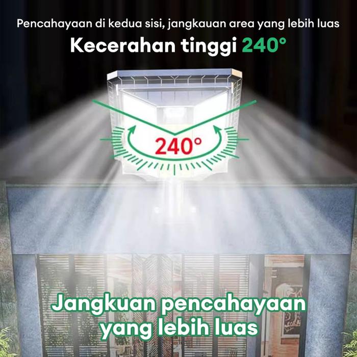 【Garansi 10 tahun】 lampu jalan tenaga matahari otomatis 2000W Lampu sensor LED Ready Stock Solar Sen