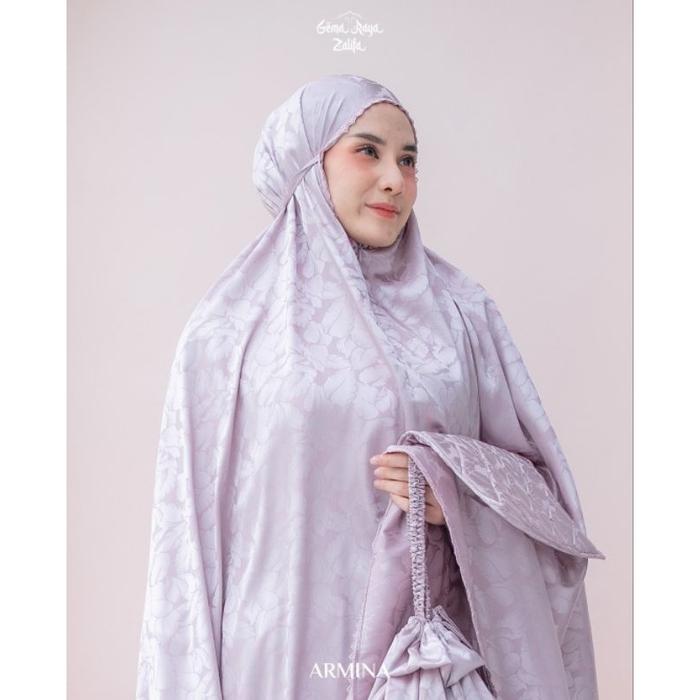 Mukena Zalifa Armina Prayer Set Terbaru. Mukena Zalifa Prayer Set. Armira Series Mukena Zalifa Terba