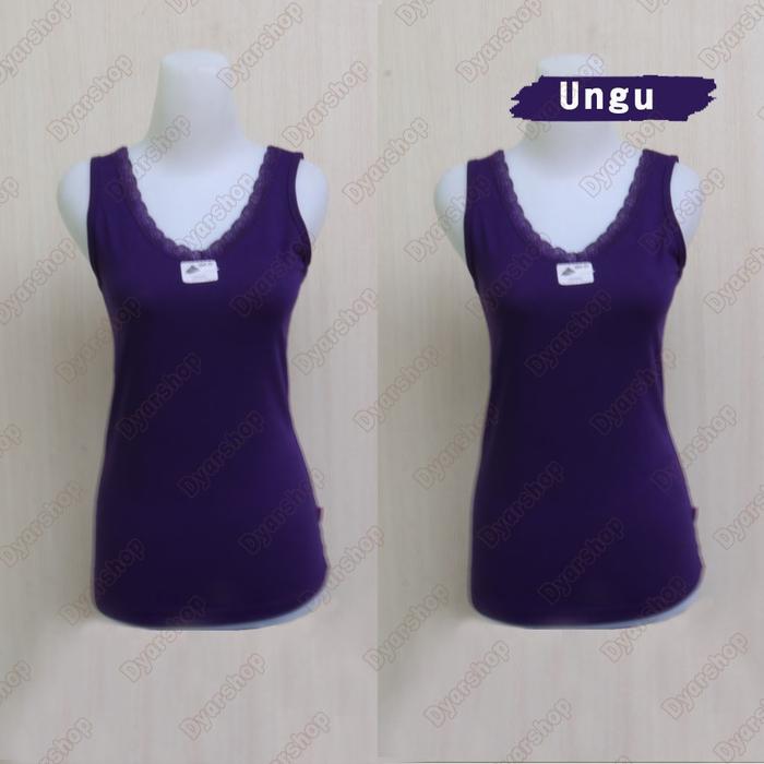 Tanktop Lutty Renda Depan Tali Lebar | Lutty Pakaian Dalam Wanita Tangtop Lutty Renda Tengtop Tali L