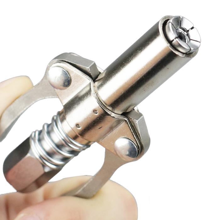 10000PSI Grease Coupler Heavy-Duty Quick Release Grease Gun Coupler
