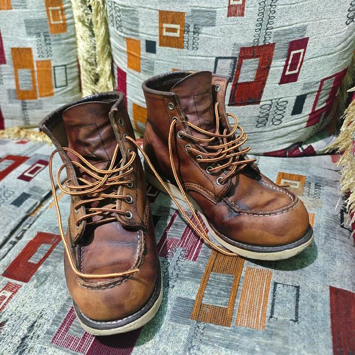 Redwing Boot 875 Original US8/UK7/EUR41 - Sepatu Pria untuk Kegiatan Sehari-hari dengan Kenyamanan O