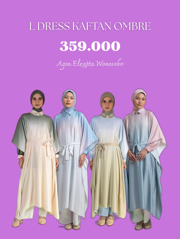 Dauky L Dress Kaftan Ombre