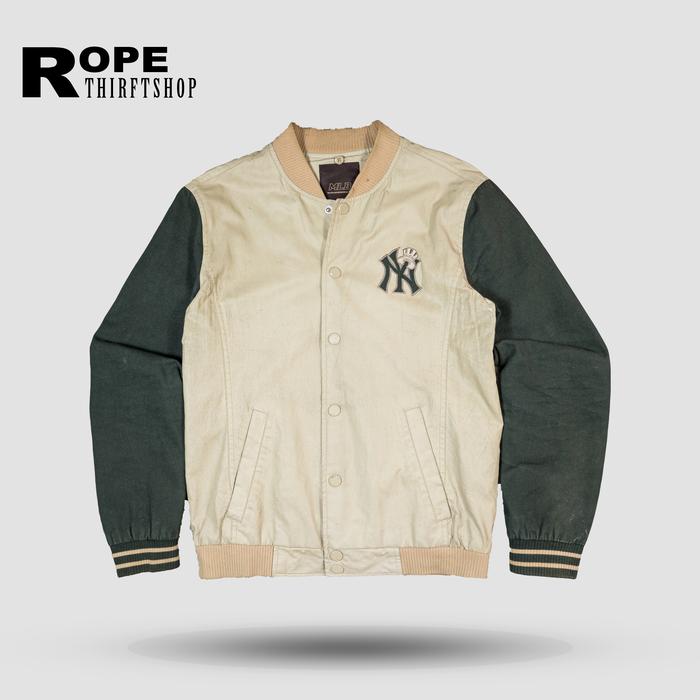 MLB YANKEES baseball Leather Jacket Not Carharrt Stussy Dickies Chalkline Starter