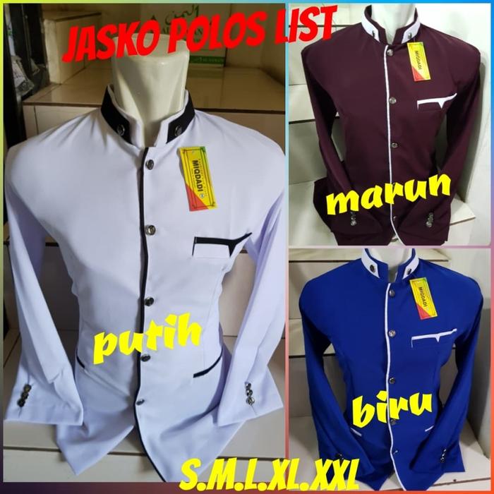 Jasko polos list warna bahan titanium Putih Hitam Biru Merah Hijau Orange Pilih ukuran XL S M L XL X