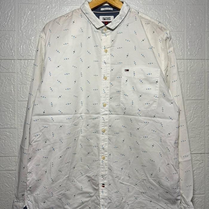 HILFIGER DENIM SHIRT XL SECOND THRIFT