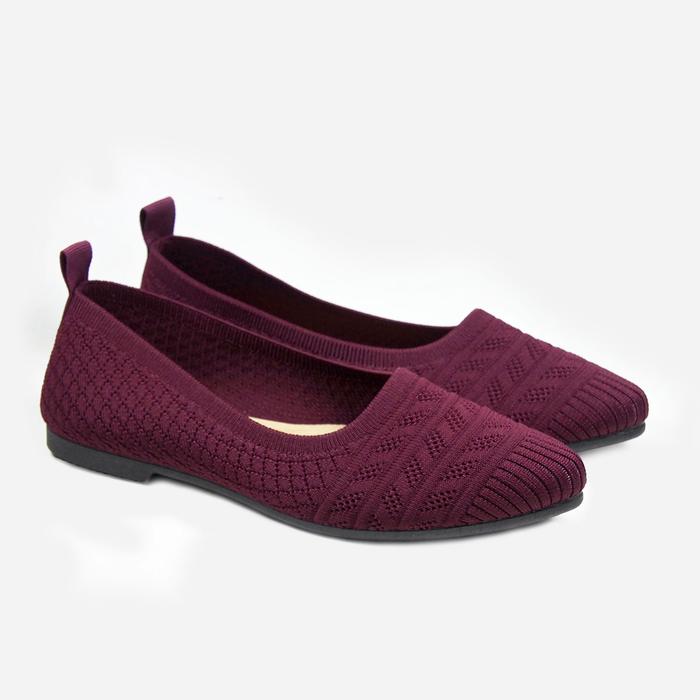 Mascotte BEQWEN | Sepatu Balet Wanita 106.024 [ Maroon ] Shoes