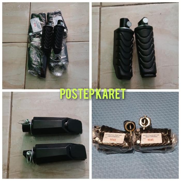 KARET FOOTSTEP BELAKANG BEAT REVO DAN DEPAN UNTUK PIJAKAN KAKI DEPAN
