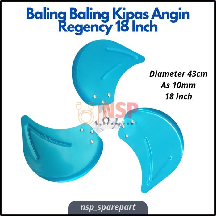 BALING BALING BESI KIPAS ANGIN REGENCY 18 INCH AS 10 MM BALING BALING BESI