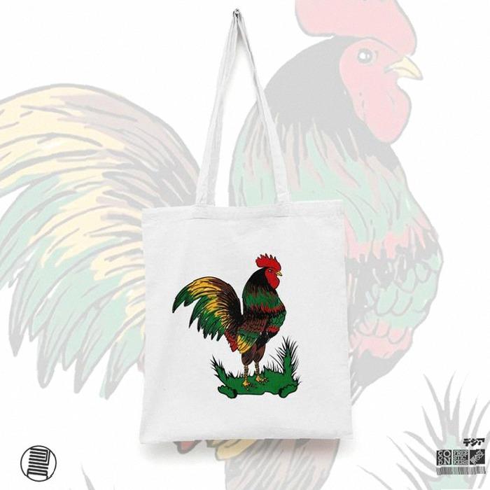 Totebag Pecel Lele Pecel Ayam Goreng Retro Classic Canvas DJA Cloth | Kekinian
