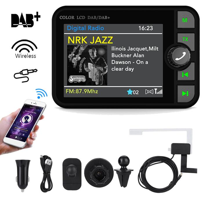DAB/DAB+ Radio Receiver 2.4 Inch LCD Bluetooth MP3 Player FM Radio
