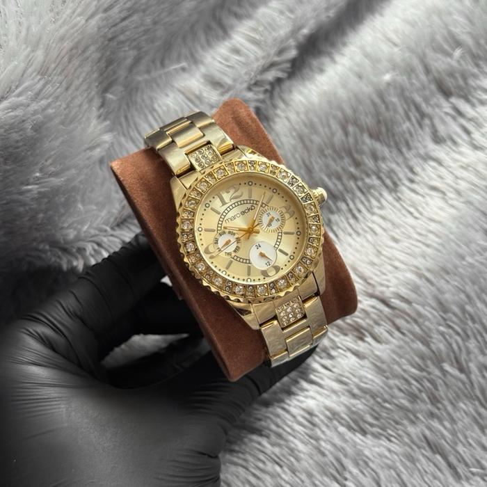 (Barunya 3jt) Jam Tangan Marc Ecko Multifuncion Gold Original