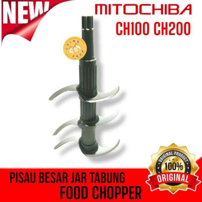 KNIFE PISAU 3 TINGKAT JAR TABUNG 2L MITOCHIBA CHOPPER CH200 200 ORI