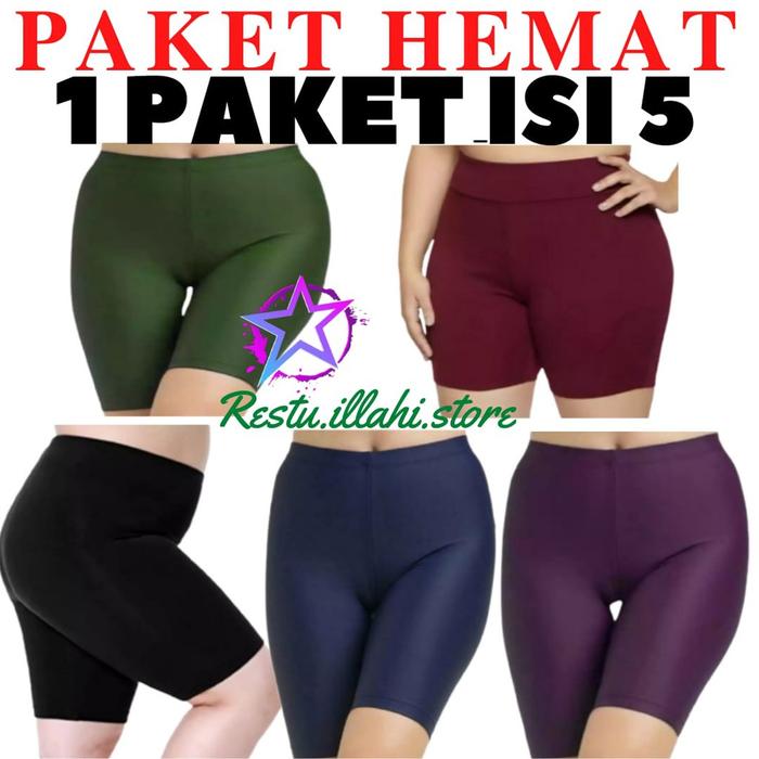 PROMO 1 PAKET ISI 4 SAMPAI 8 PC Shot standart celana shot celana daleman celana shot short sot Strit