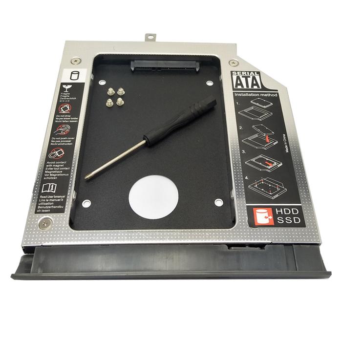 New 2nd SATA Hard Drive Adapter Case HDD Caddy For Lenovo ideapad 320