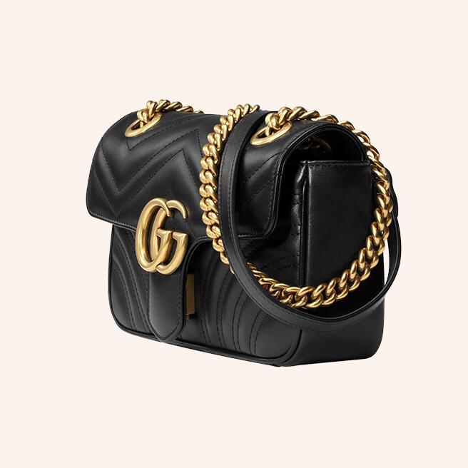 TAS MARMONT MATELASSE MINI SIZE 22 CM BLACK LEATHER - TAS WANITA SLING