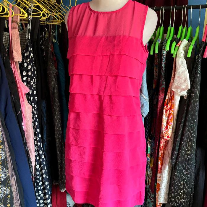 dress umpak umpak mini pink