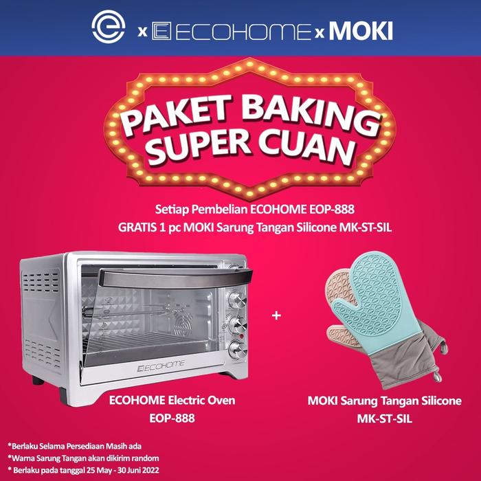 ECOHOME Oven Listrik Platinum 38 Liter EOP-888