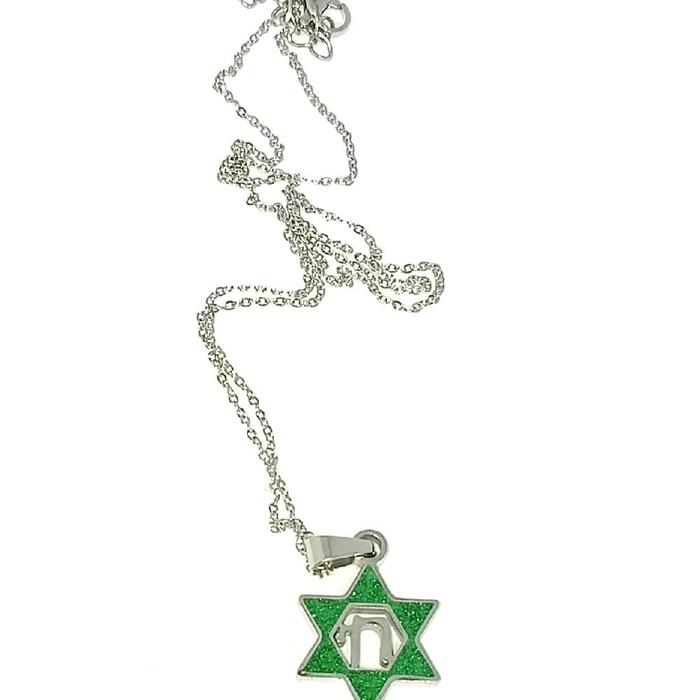 KALUNG BINTANG DAUD HIJAU IBRANI