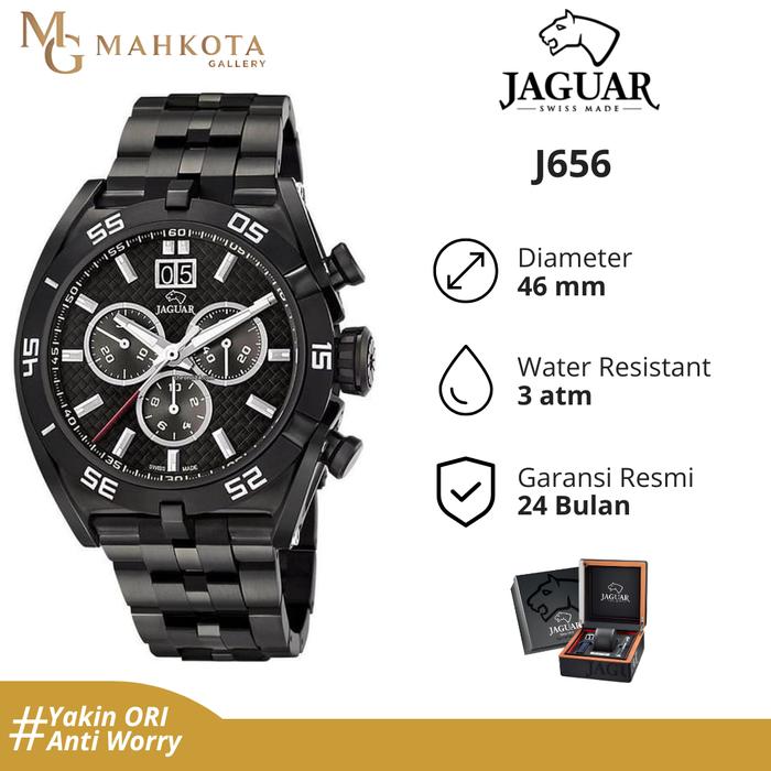 Jam Tangan Pria Jaguar J656 Strap Stainless Steel Original Bergaransi Jam Tangan Palembang