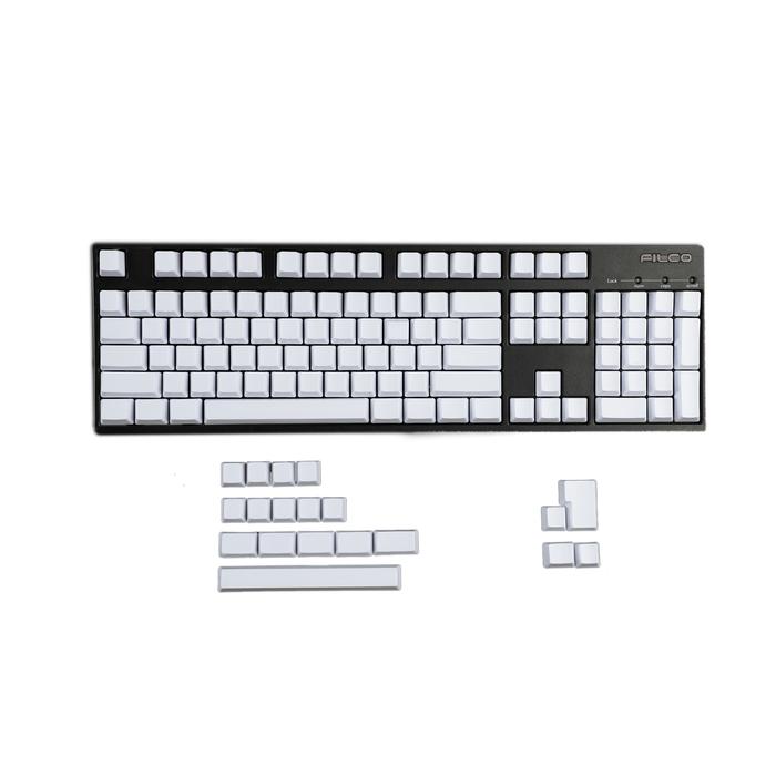 123 Thick PBT ANSI ISO Blank Keycaps OEM Profile For 108 104 96 87 61