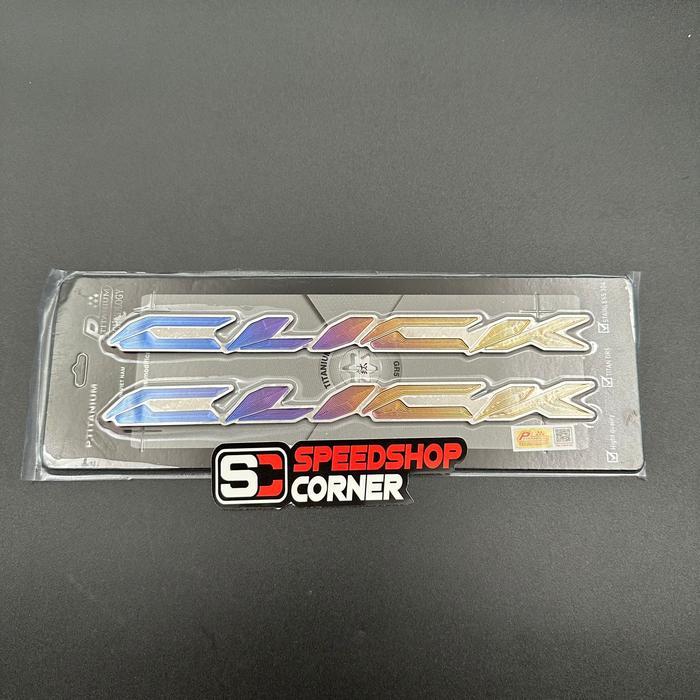Emblem Click Titanium Vietnam PnP Honda Vario 150 Vario 125 Vario 110 OSEAN
