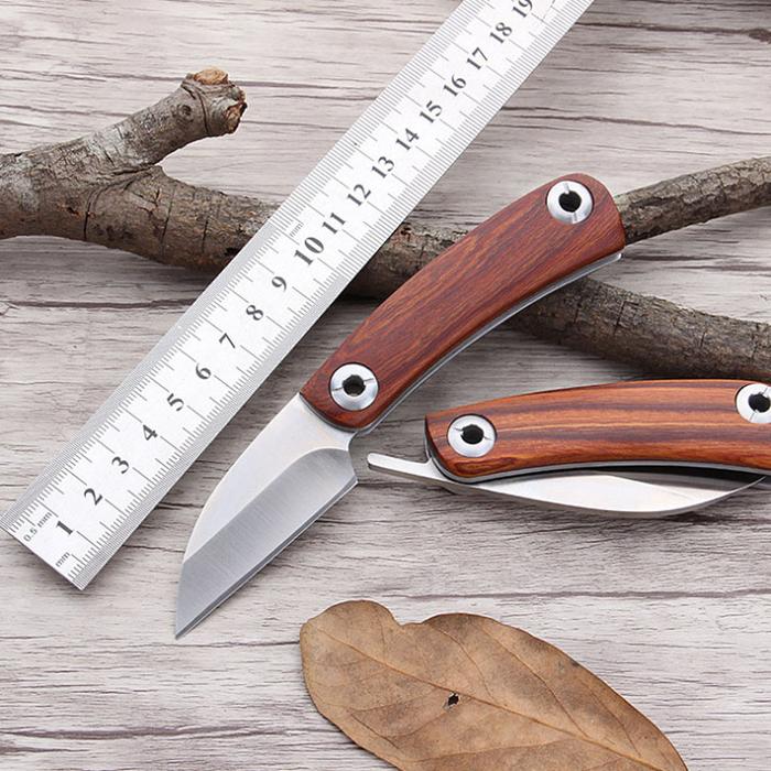 D2 Pocket Knife Mini Kitchen Knives Survival Camping Folding EDC