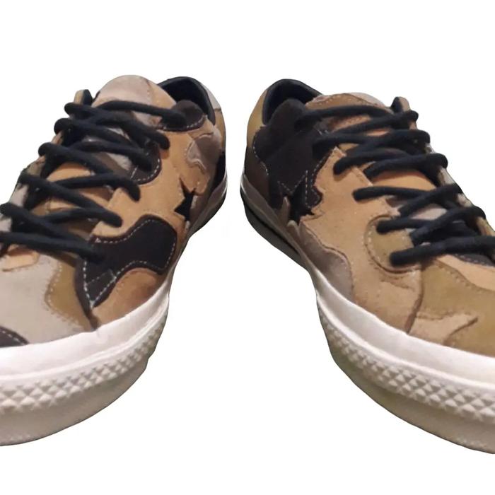 Converse one star camo suede