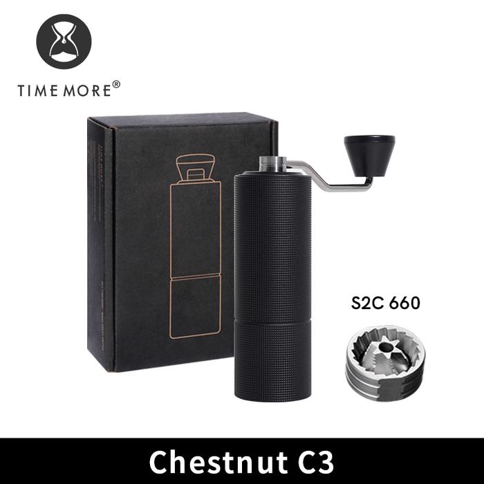 Terlaris, Timemore C3 Penggiling Kopi Manual Burr Di Dalam Penggiling