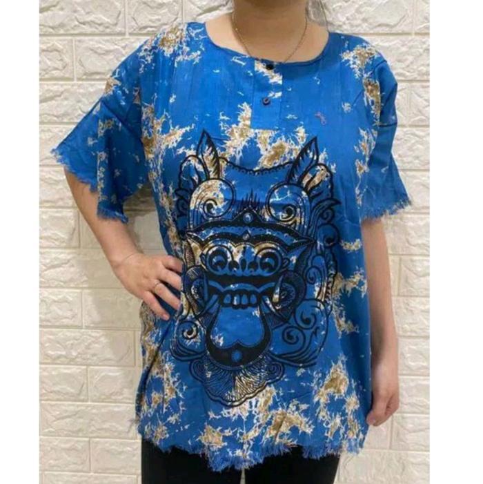 Baju Barong  Super Jumbo140 Xxxl ( Muat Bb - 100Kg)Mentok / Baju Barong/Kaos Sanatai Pria Dan Wanita