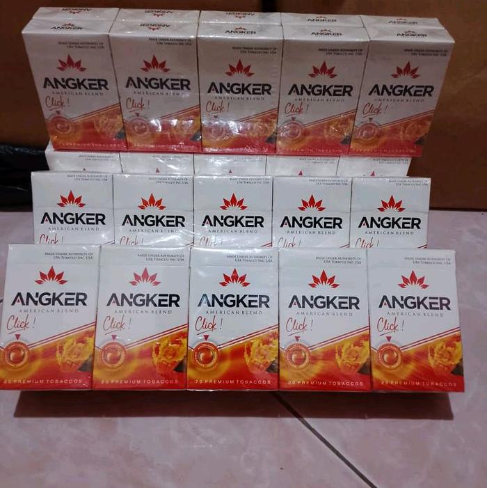 angker mangga kalung rantai pria logam dan akrilik bahan ringan enak buat di pakai