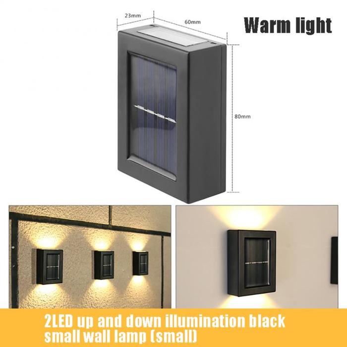 Waterproof Stairs Fence Sunlight Lamp 2 Led Outdoor Sunlight Lamp