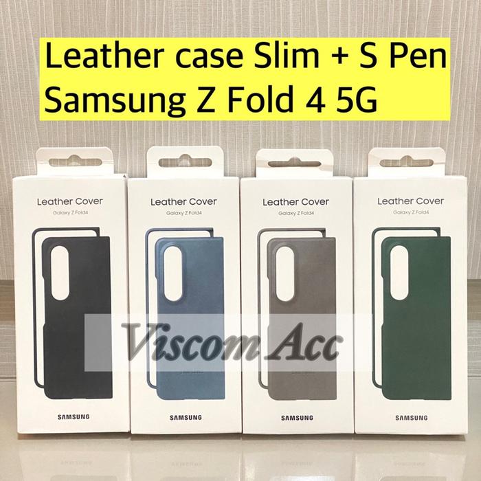 Leather Cover Samsung Galaxy Z Fold 4 5G Eco Leather Case Front + Back