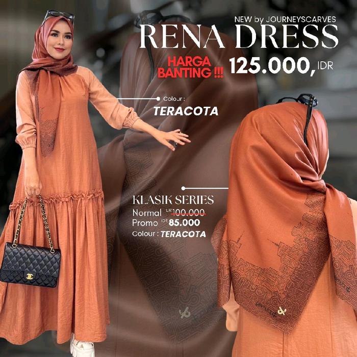 JP/Journey Scarves/Dress New JP - RENA Dress - Muslim, Gamis