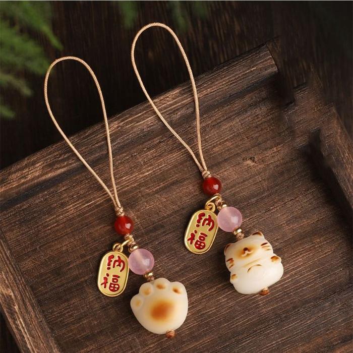Cat Claw Cat Claw Phone Strap Phone Charm Anti-Lost Key Chain Phone Decor Bag Pendant Phone Lanyard