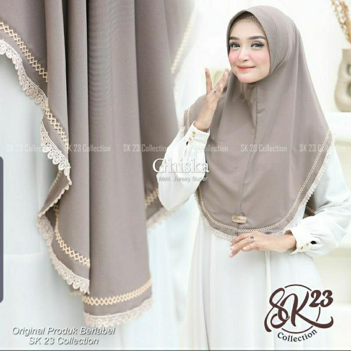 terlaris jilbab instan ghiska ori sk23 collection