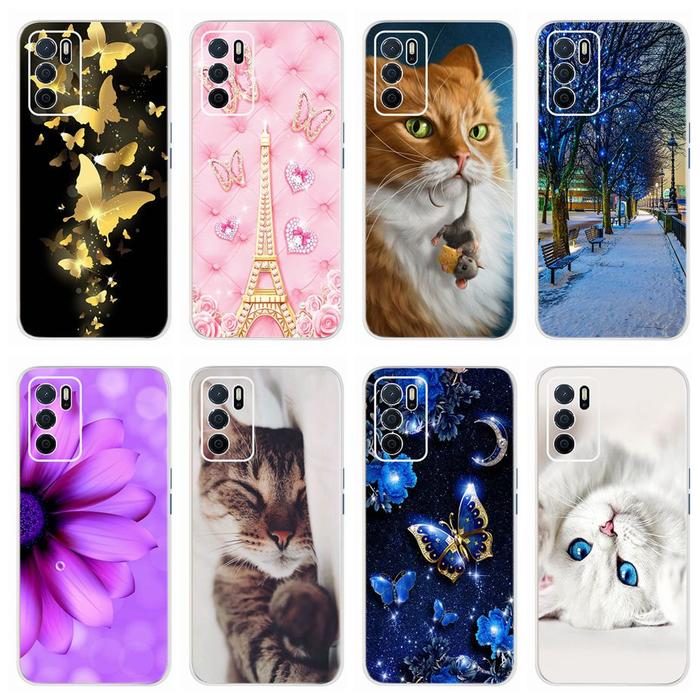 For OPPO A16 Case CPH2269 Soft Fundas Soft Slim Silicone Phone Cases