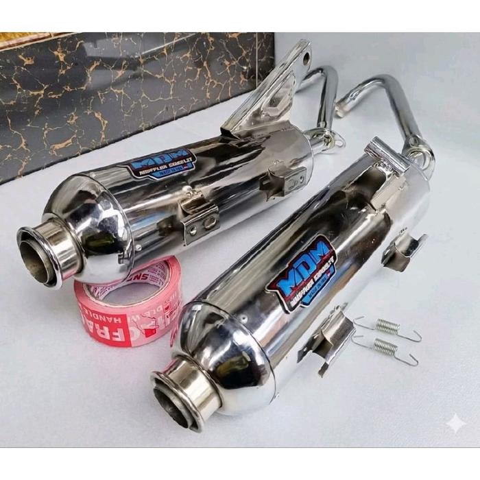 Knalpot Racing Tutup SIJIRO Full krum MDM untuk semua motor metic beat pgm fi beat fi beat karbu bea