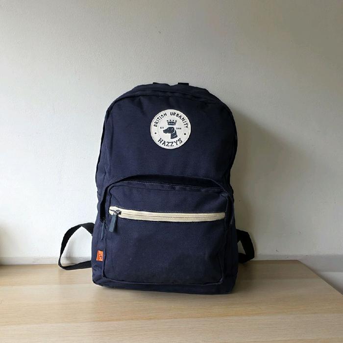 Tas Ransel Hazzys Navy Backpack