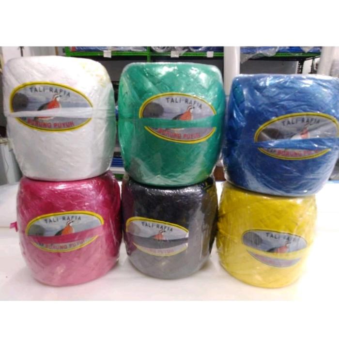Tali Rafia Cap Puyuh Harga 1 Rol = 1 Kg