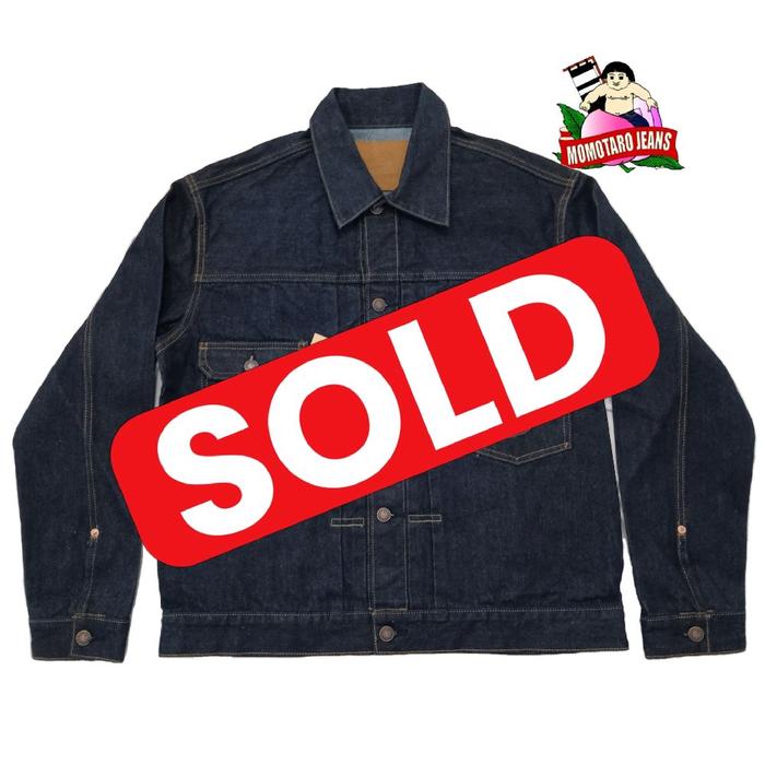 Momotaro 14.7oz. Deep Blue denim jacket