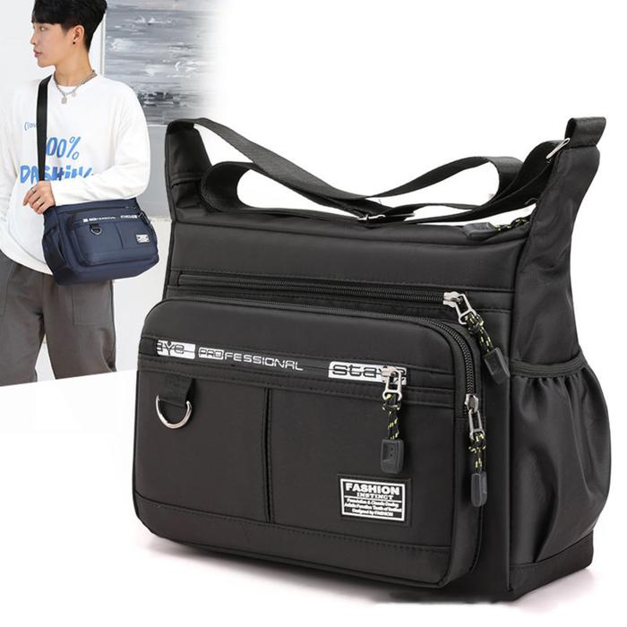 TAS BAPAK - Tas Selempang Pria Bahan Mikro Motif Profesional Ukuran 27x10x22 cm Bisa Buat Tas Nongkr