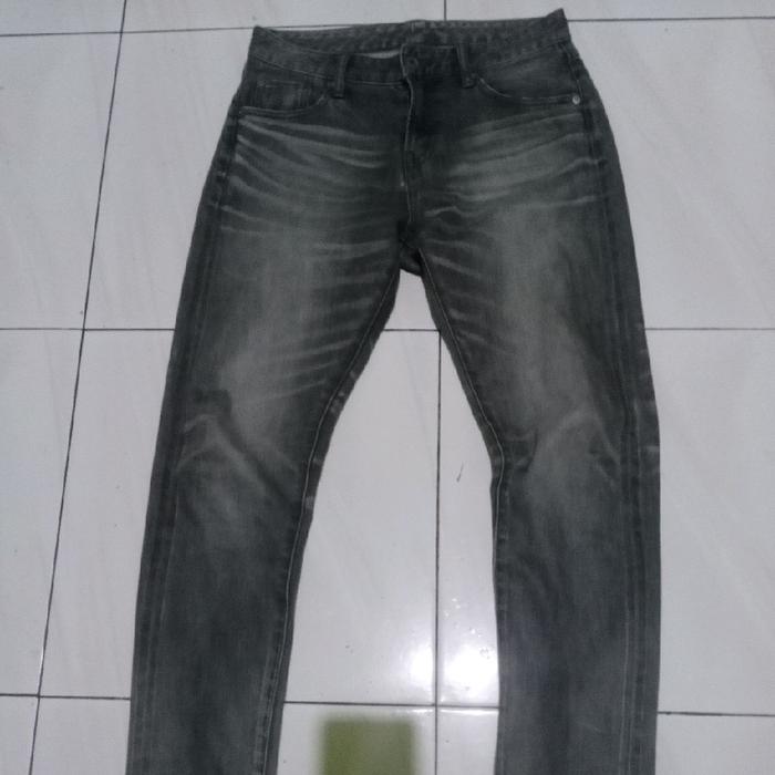 Celana jeans pria Original SHIPS Salvedge Black stone
