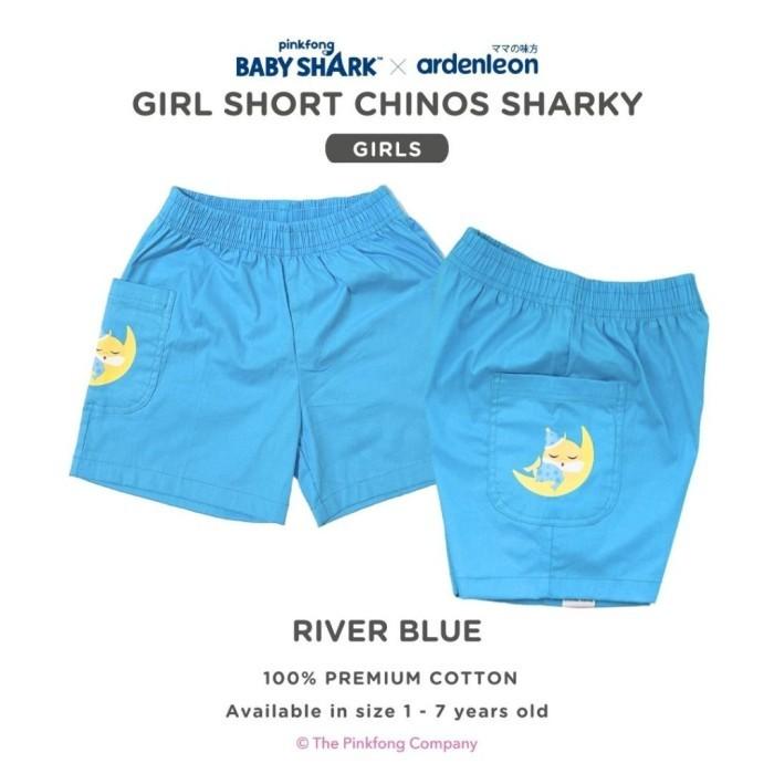 Miliki Ardenleon Pinkfong Baby Shark Girl Short Chinos | Celana Pendek Anak