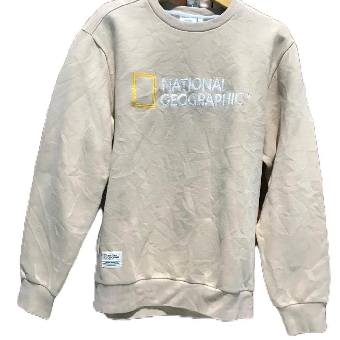Crewneck Natgeo Coklat Susu