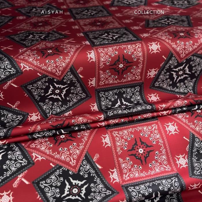 digital printing - motif Batik Motif Maluku - Batik Merah lenso adat maluku 01