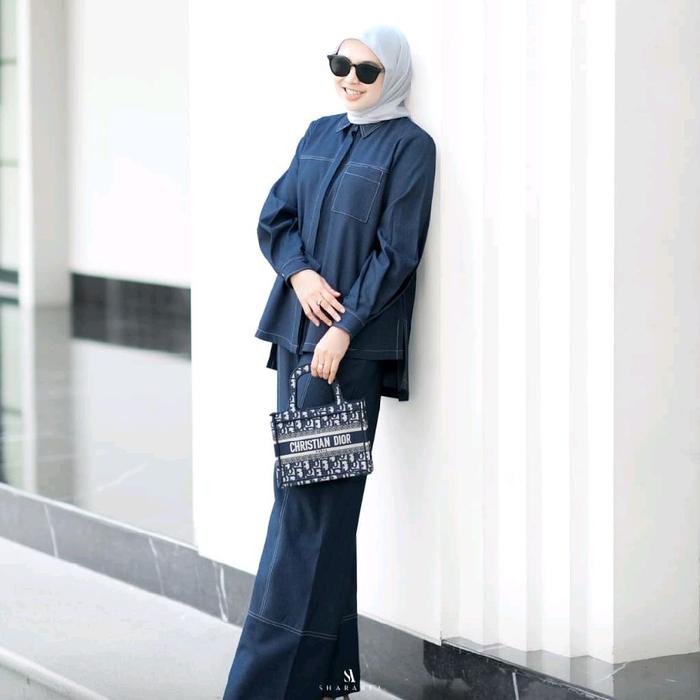 Jemi Set baju dan celana by shArarea original  Muslim
